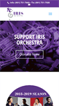 Mobile Screenshot of irisorchestra.org